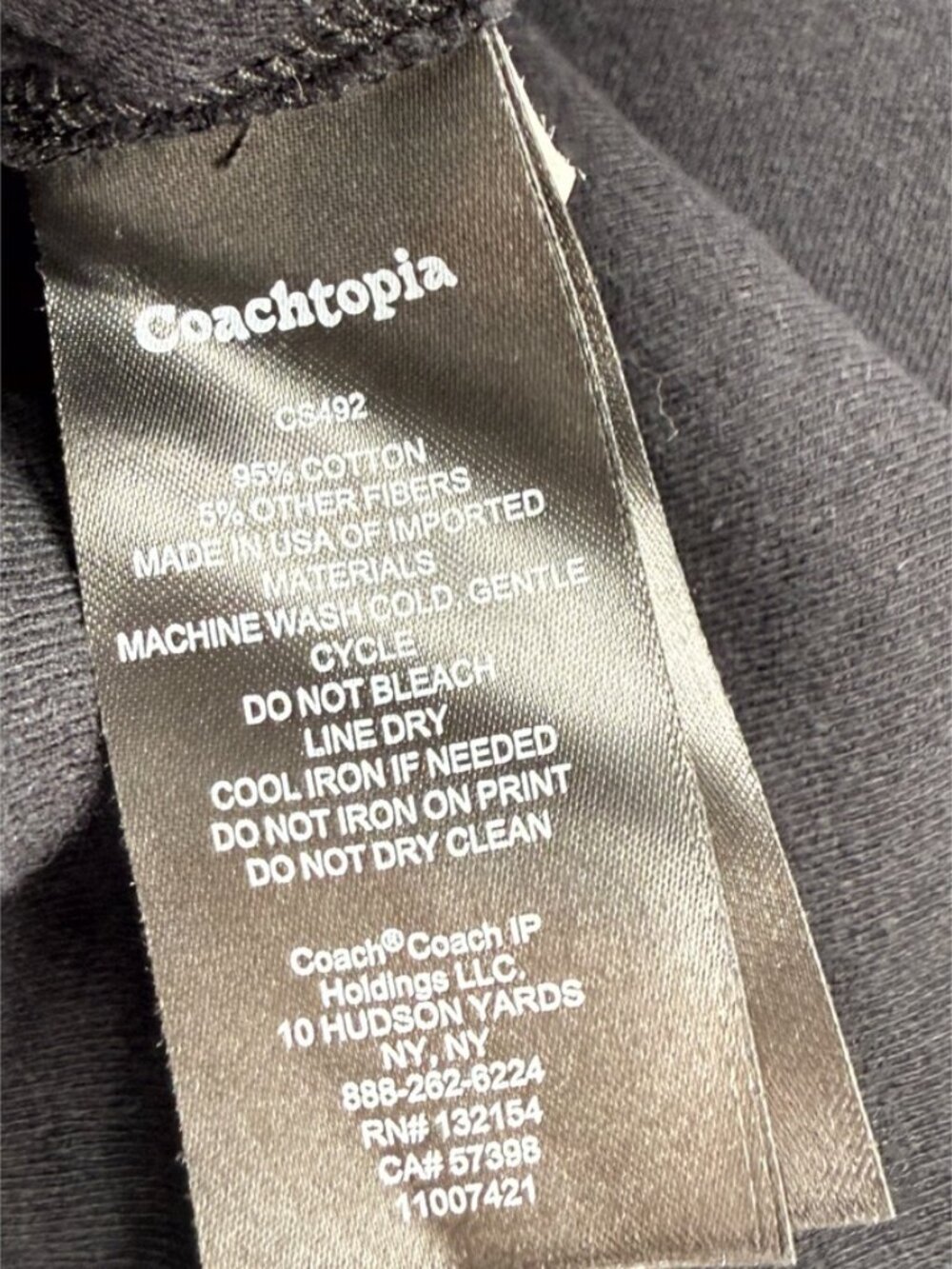Coachtopia Black Graphic Crop Top S Lola Tung TSITP - Picture 9 of 13